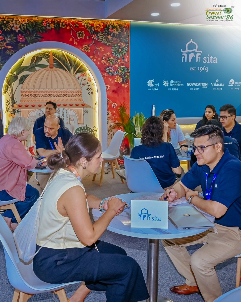 TheGITB's tweet photo. Proud to have @Sita_India as the Diamond Partner for GITB 2026.

With over 60 years of excellence in destination management across India, Nepal, Bhutan, and Sri Lanka, https://t.co/Y1kxPBjLt4