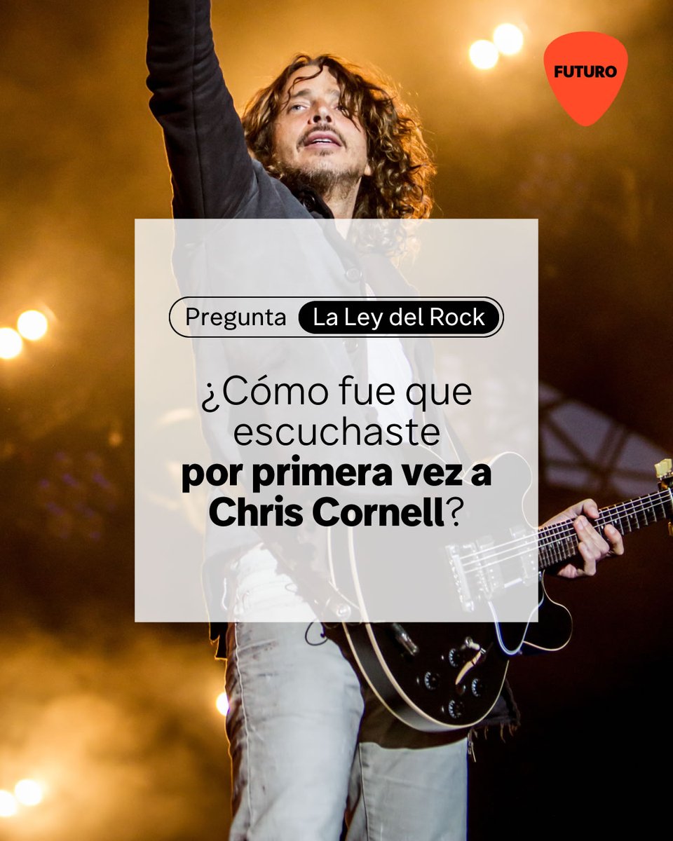 futurofm's tweet photo. ¿Cómo fue que escuchaste por primera vez a Chris Cornell? A 9 años de su muerte, te leemos y escuchamos tus mensajes en el WhatsApp del rock +569 9320 2475 en el #FalloDividido de #LaLeyDelRock con @cuevaspato. Lo mejor está en Futuro #LaRadioDelRock https://t.co/mlyocusLbB https://t.co/CwK9qpUkQG
