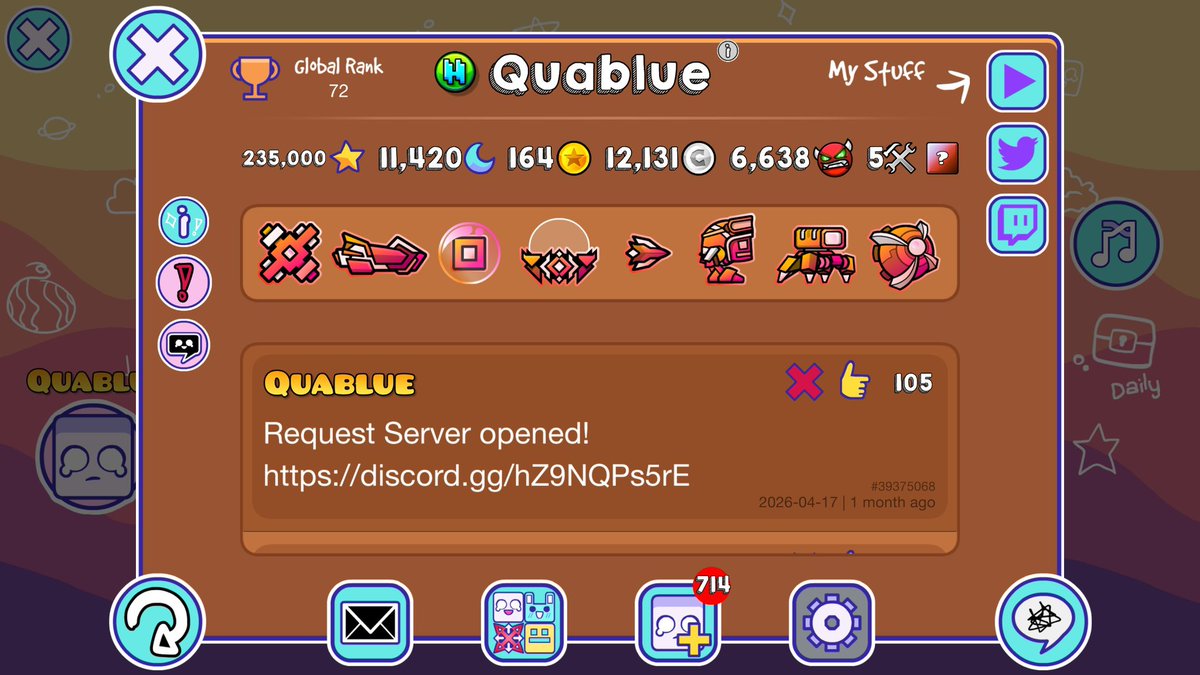 Quablue_'s tweet photo. 235000 ⭐️ https://t.co/agKILd8TyY
