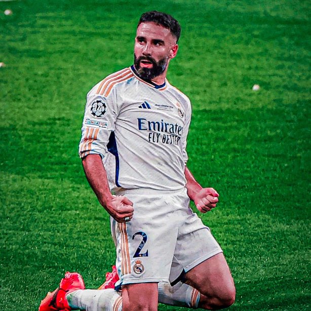 eurofootcom's tweet photo. 🚨🇪🇸 𝐎𝐅𝐅𝐈𝐂𝐈𝐀𝐋 | Dani Carvajal (34) will LEAVE Real Madrid this summer! 👋 

He's been there for 23 YEARS! Had just one year away at Bayer Leverkusen. Carvajal has won 26 trophies and made 450 appearances for Real Madrid. 

Carvajal will become a free agent. ✅ https://t.co/i8GYSJdnnS