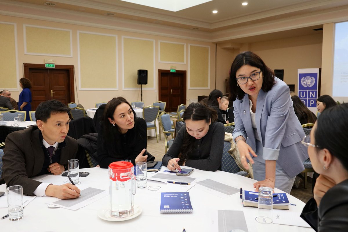 UNDPKAZ's tweet photo. Safe workplaces require more than policies — they require awareness, trust & action. In Kazakhstan, 200+ representatives from government agencies, national companies, civil society & UN joined a UNDP training on preventing sexual exploitation, abuse & harassment 
#PSEAH
🔗https://t.co/NRCoaQjny4