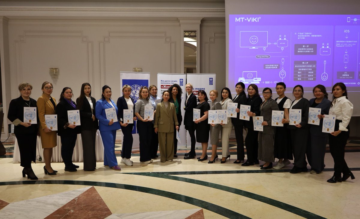 UNDPKAZ's tweet photo. Safe workplaces require more than policies — they require awareness, trust & action. In Kazakhstan, 200+ representatives from government agencies, national companies, civil society & UN joined a UNDP training on preventing sexual exploitation, abuse & harassment 
#PSEAH
🔗https://t.co/NRCoaQjny4