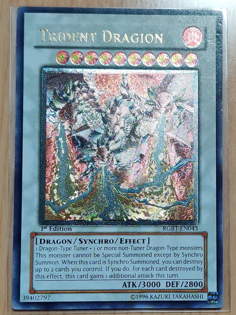 遊戯王 メルカリ - 英語の人気アイテム 2026年最新】トライデントドラギオン 1st トライデント・ドラギオン レリーフ 英語 遊戯王OCG デュエルモンスターズ