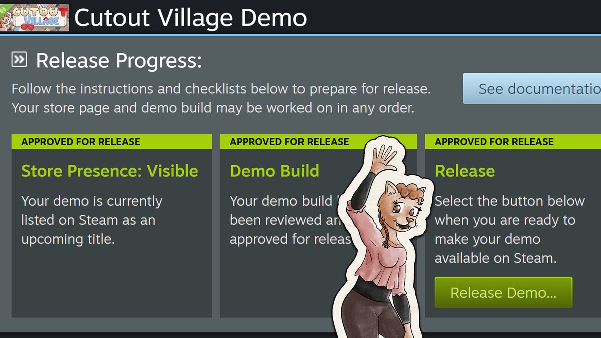 DevilishGames - Wishlist ✂️ Cutout Village! tweet media
