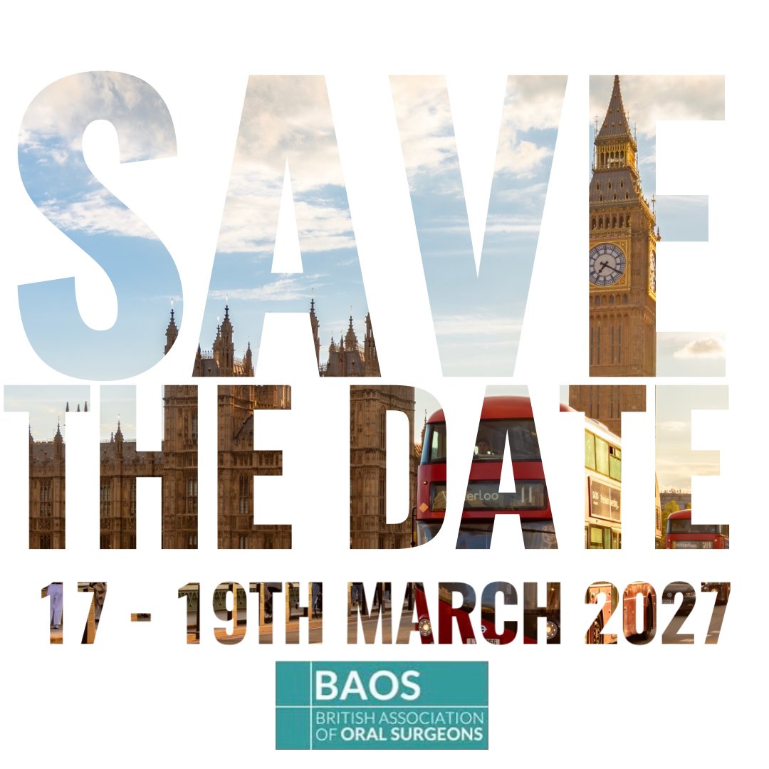 British Associaton of Oral Surgeons tweet media