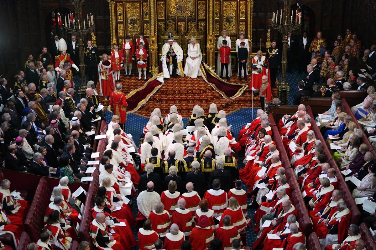 GuatemalaUk's tweet photo. Honoured to attend State Opening of Parliament last week when the three constituents part of Parliament meet: the Monarch, House of Lords and UK House of Commons. The King reads a speech written by His Majesty’s Government setting  out legislation for the year. https://t.co/zxSBTgg4M1