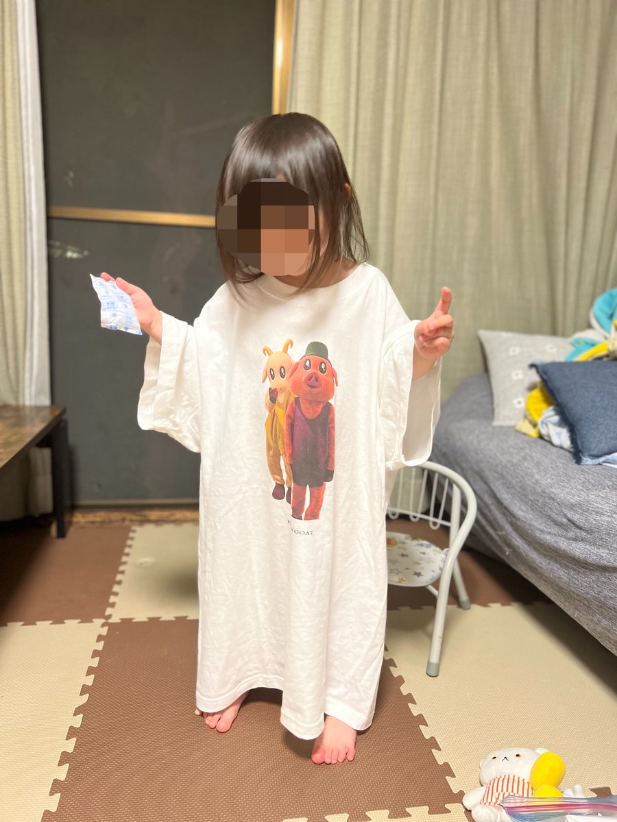 1Bkun1's tweet photo. 娘が着たがって困る
#ぽこぴー  #レオブタ　#ヤギハイ https://t.co/NRZ6TzREVG