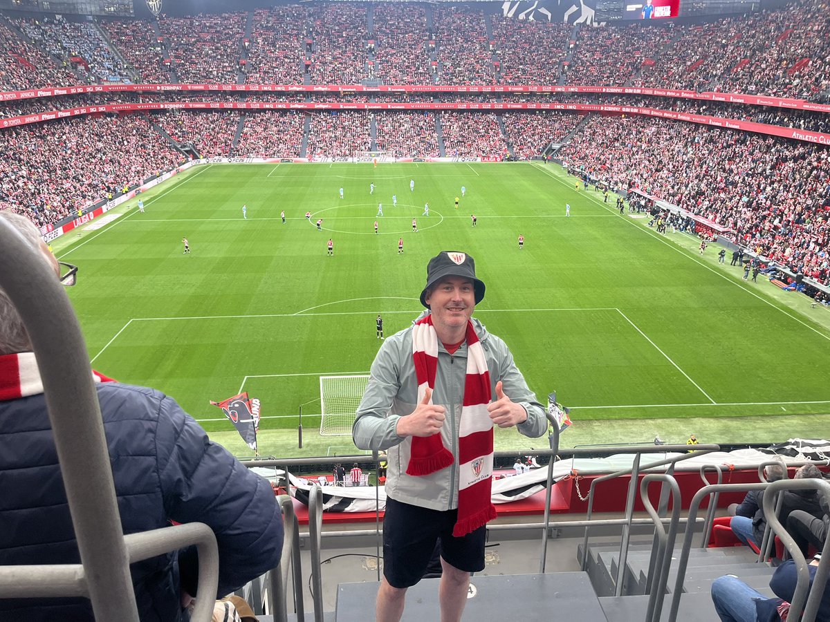 RowanP_86's tweet photo. Top first day in Bilbao yesterday watching @AthleticClub 1-1 @RCCelta FT La Liga #Football #Spain #Groundhopping #Adventure https://t.co/VbO347jqvn