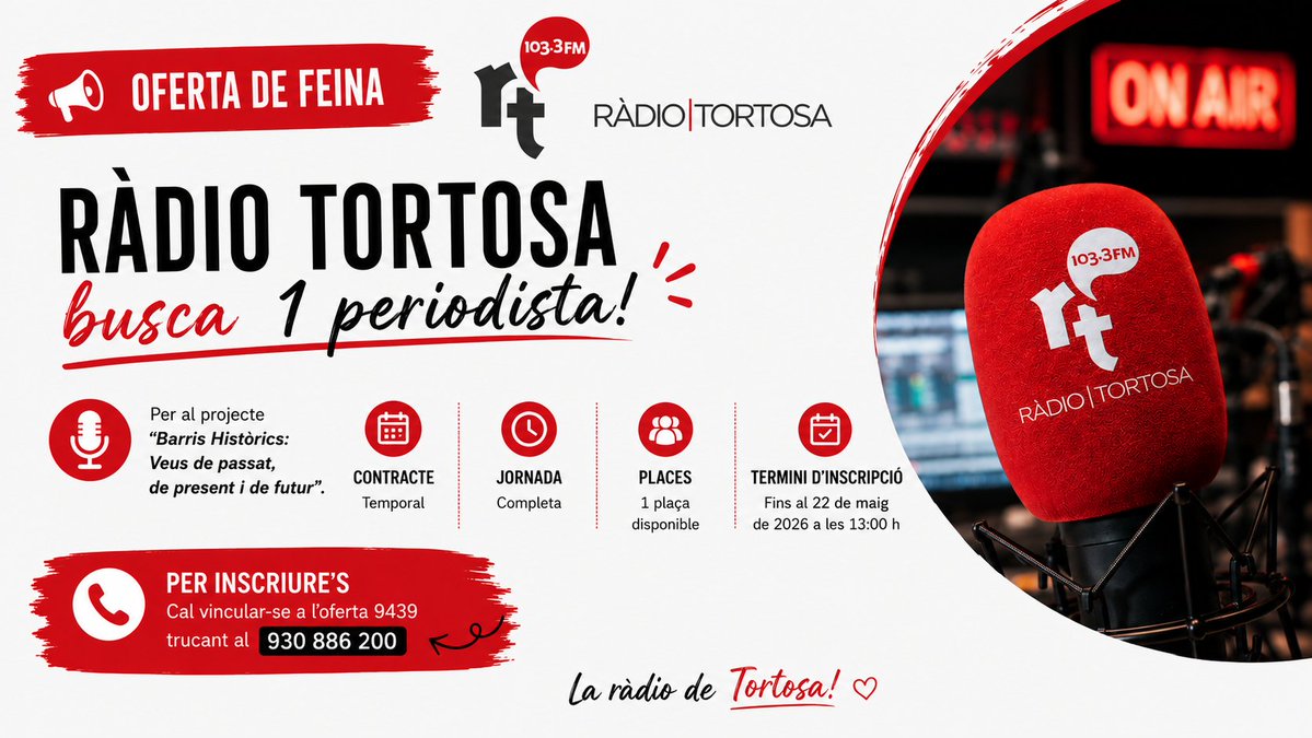 Ràdio Tortosa tweet media