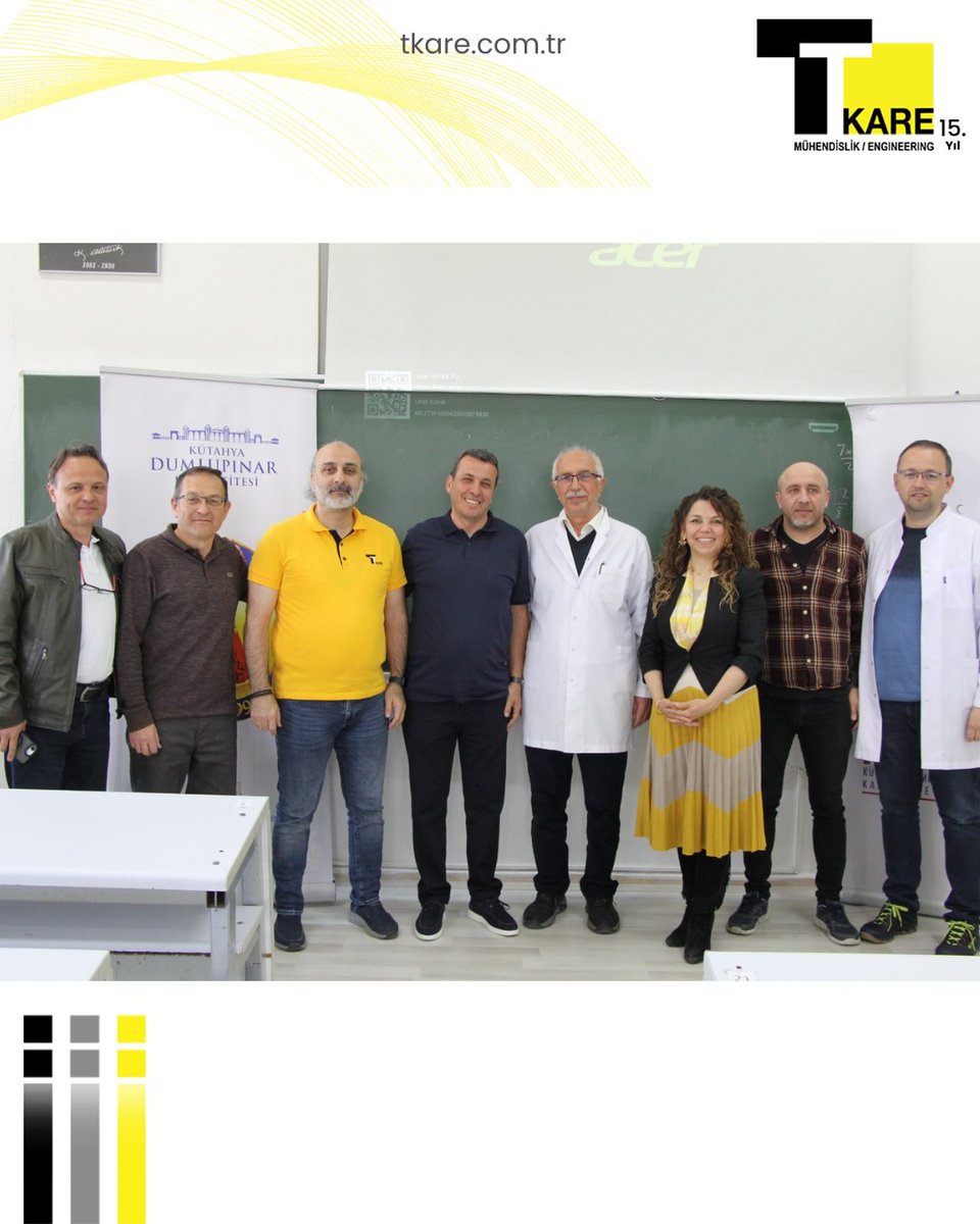 TkareEngineer's tweet photo. Genel Müdürümüz Murathan Toktaş, 06 Mayıs 2026 tarihinde mezun olduğu Kütahya Dumlupınar Üniversitesi’nin davetlisi olarak Mühendislik Fakültesi Makina Mühendisliği öğrencileriyle bir araya geldi. Kariyer ve Mezun Merkezi koordinasyonunda gerçekleşen etkinlikte,+ https://t.co/5OaSGForm1