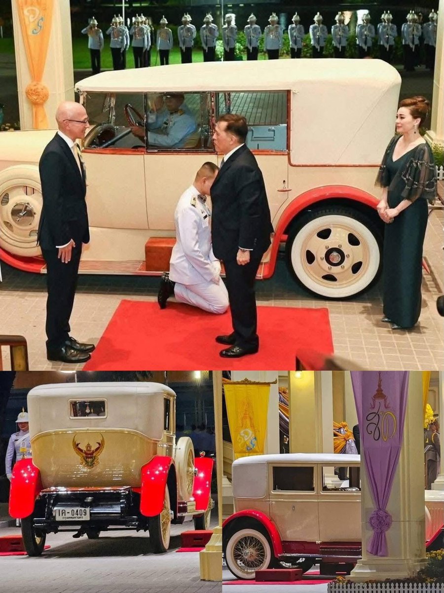 tonpatiwat's tweet photo. รถยนต์พระที่นั่ง Hispano-Suiza H6 ตำนานแห่งยนตรกรร���ชั้นสูง ความงดงามที่เหนือกาลเวลา 

Hispano-Suiza H6 คือสุดยอดรถยนต์ที่สะท้อนถึงความหรูหราและความล้ำสมัยในยุค ค.ศ.1920 ซึ่งถูกผลิตขึ้นในรัชสมัยของ พระบาทสมเด็จพระมงกุฎเกล้าเจ้าอยู่หัว (รัชกาลที่ 6) รถรุ่นนี้ถือเป็นสัญลักษณ์ของสถานะและความมั่งคั่งที่มีไว้สำหรับราชวงศ์และบุคคลผู้มั่งคั่งระดับโลกเท่านั้น

Hispano-Suiza เป็นแบรนด์รถยนต์สัญชาติสเปนที่มีชื่อเสียงโด่งดังในยุคนั้น ด้วยการผสานเทคโนโลยีล้ำหน้าและการออกแบบที่พิถีพิถัน ตัวถังรถถูกสร้างขึ้นที่กรุงปารีส ประเทศฝรั่งเศส ทำให้รถรุ่นนี้กลายเป็นงานศิลปะเคลื่อนที่ ที่สะท้อนถึงความประณีตและคุณภาพในทุกมิติ

ด้วยคุณภาพวัสดุชั้นเลิศและเทคโนโลยีทันสมัยในยุคนั้น ราคาของ Hispano-Suiza H6 จึงสูงยิ่งกว่า Rolls-Royce ซึ่งทำให้มันกลายเป็นสัญลักษณ์แห่งความเป็นเลิศที่หาตัวจับได้ยาก

ในปีนี้ รถยนต์พระที่นั่งรุ่นนี้ยังถือเป็นการเฉลิมฉลองครบรอบ 100 ปี แห่งการผ��ิต สะท้อนถึงความเป็นตำนานที่ยังคงอยู่ในความทรงจำของวงการยนตรกรรมระดับโลก

Cr.ภาพถ่าย Nakarin Yeesundontree / เพจรักราชวงศ์จักรีไทย 

#ทรงพระเจริญ #ศูนย์รวมใจของชาติ #พระราชวงศ์ไทย

#tonhistory