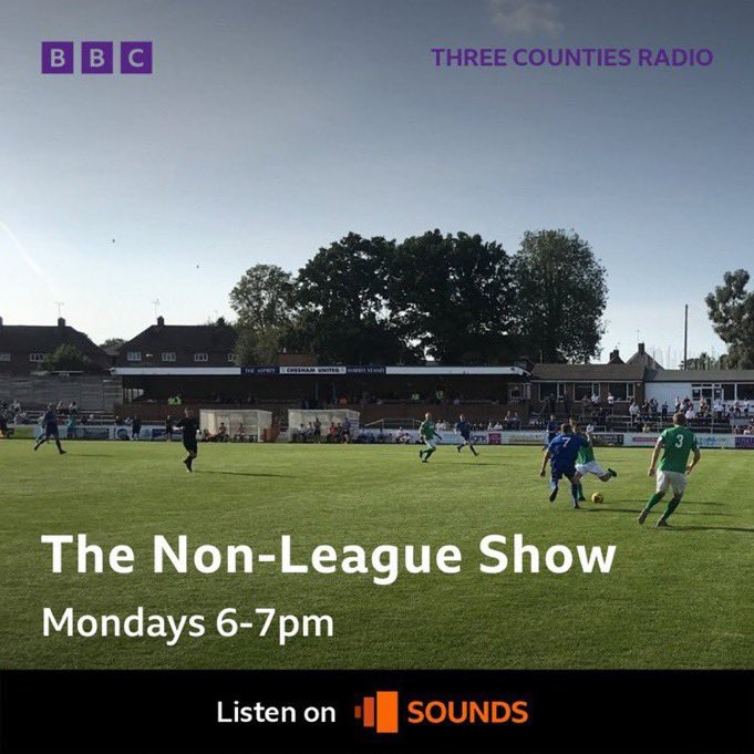Ollie_Bayliss's tweet photo. On tonight's final Non-League Show of the season:

🟢Spartan League CEO Phil Pateman 

🟢Hemel boss Lee Bircham

🟢Aylesbury United director John Woodhouse

🟢Amersham Town director Peter Nelson

🟢Dunstable FC chair Matt Carrington

Listen live from 6pm: https://t.co/0NiJr2sVUy https://t.co/ZUHizFzjBb