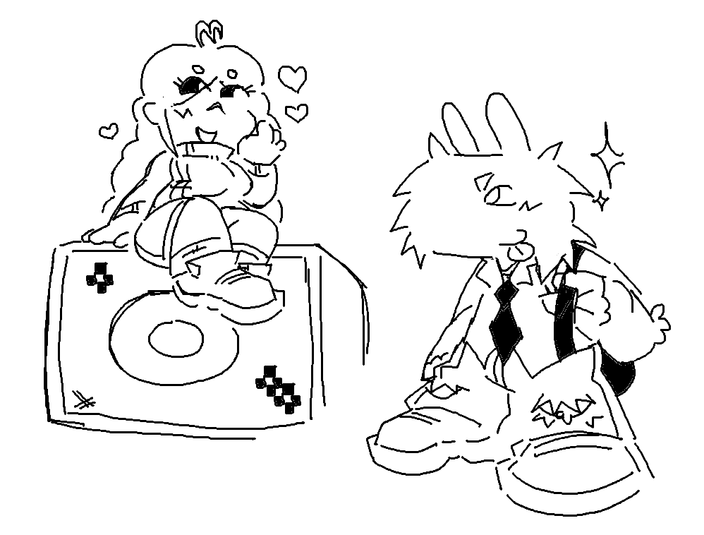 hkr_fw's tweet photo. small doodle of me and @08emfergs https://t.co/UrwSqXk9AY