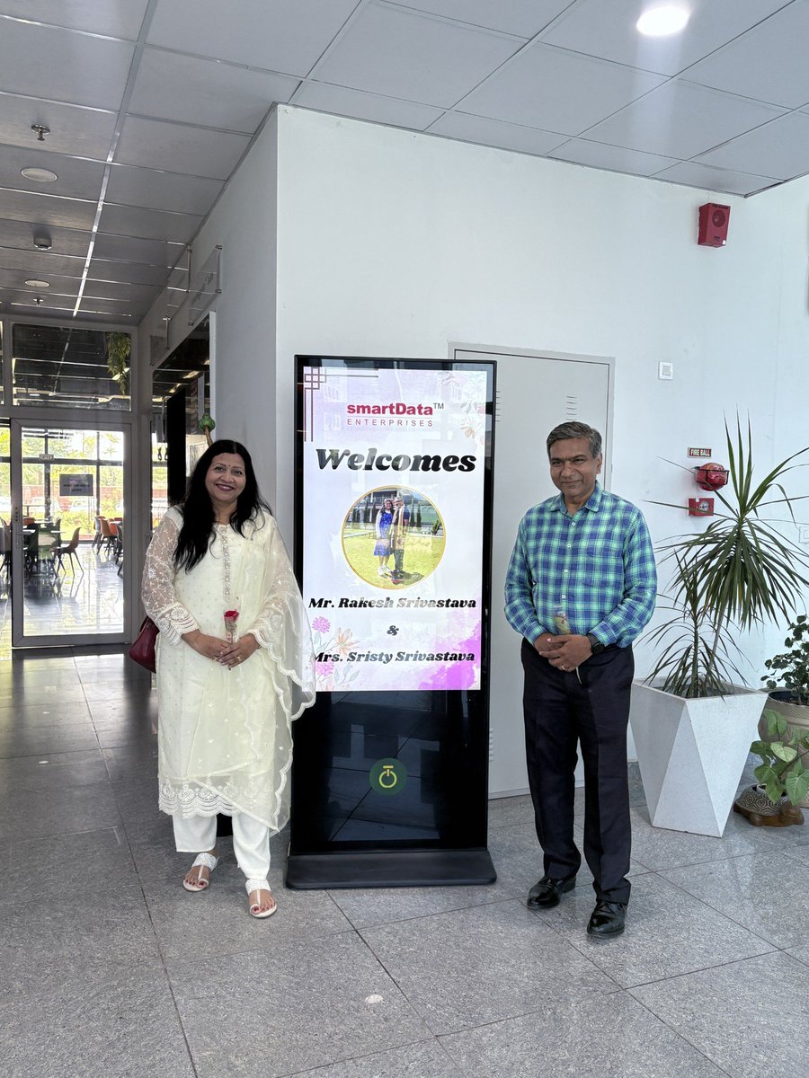 sdeievent's tweet photo. Honored to welcome Mr. Rakesh Srivastava and Mrs. Sristy Srivastava.

A memorable experience filled with warm interactions, team connect, insightful discussions and positive engagement across teams🤝🌟 https://t.co/g3TEgCSkif