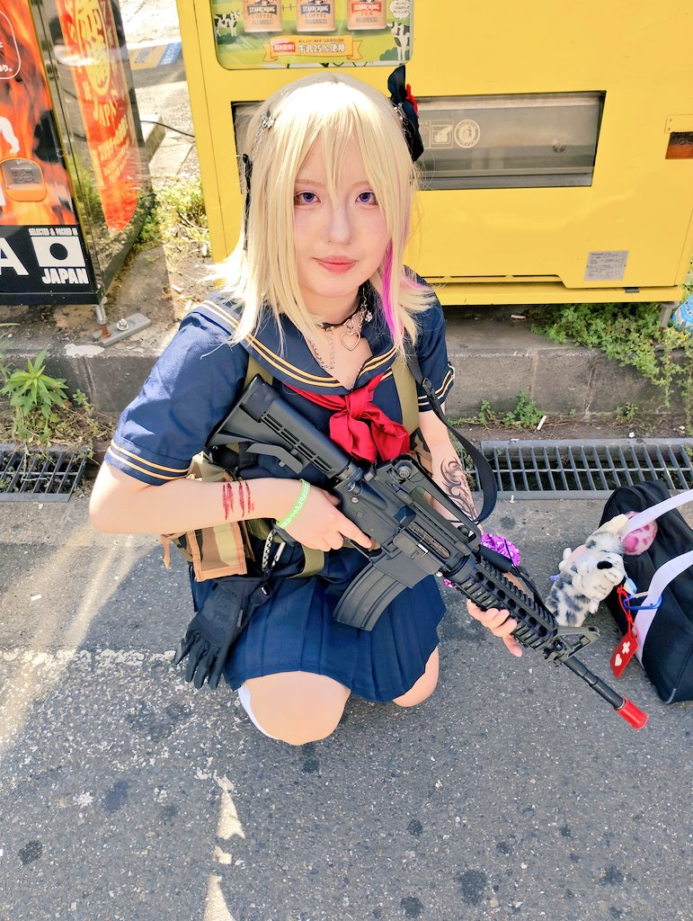 hayabusaneko2's tweet photo. もっとクオリティ上げて行きたい！武装JK
　#ストフェス2026 https://t.co/0xoPdDlY39