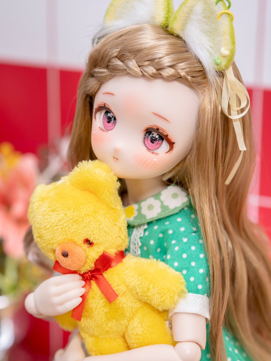 くまのなまえ？…たんぽぽ🌼🌿」 #ぜりぽこ