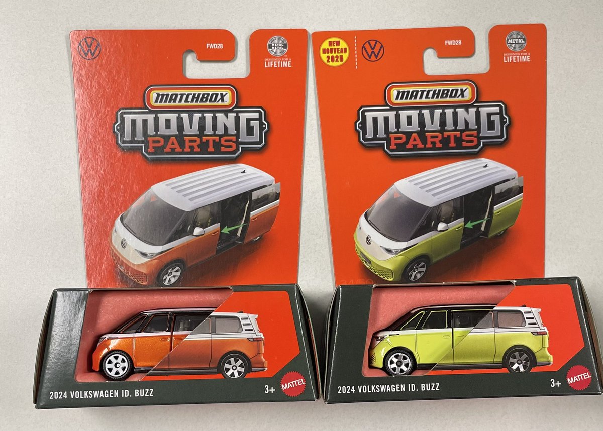Happy Matchbox Monday! Matchbox “Moving Parts” 2024 VW ID. Buzz