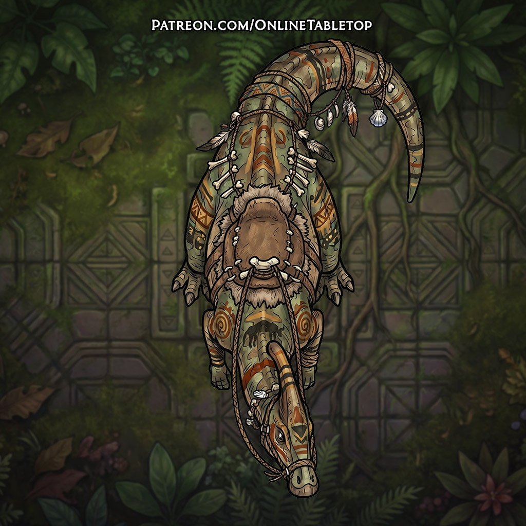Hadrosaurus token for this month's Dinosaurs Revisited pack. In