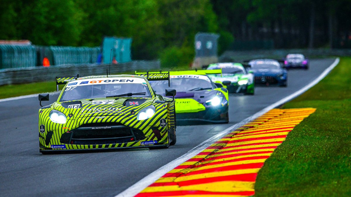 AMR_Official's tweet photo. Meanwhile at Spa, a podium for Blackthorn kept Charlie Bateman - joined by works driver Jonny Adam - at the head of the GT Open Pro-Am points table.

#AstonMartin #Vantage #IntGTOpen https://t.co/tEym2hSKxw