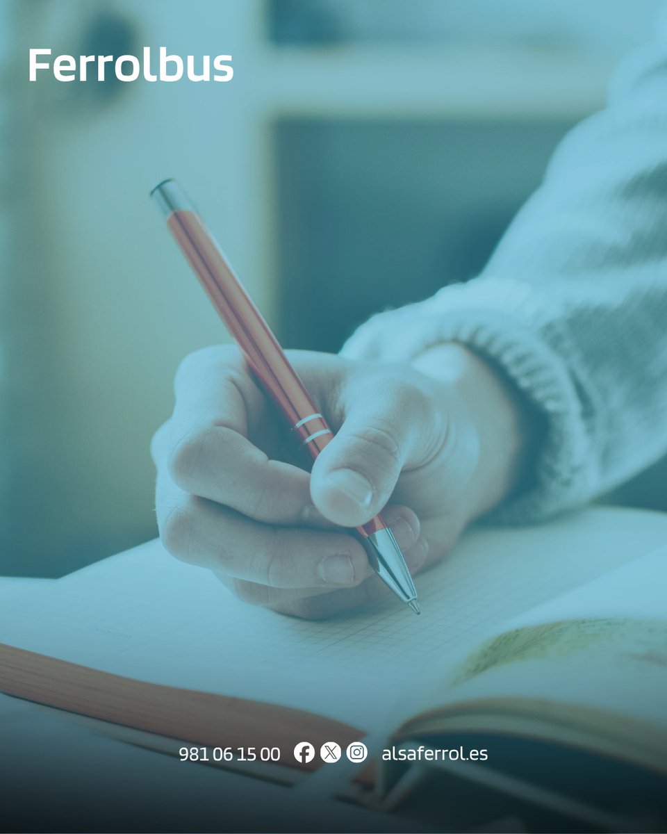 Ferrolbus's tweet photo. 📚 ¿Exámenes a la vista? 

🚌 #Ferrolbus te deja muy cerca de la 📍 Biblioteca Municipal de Ferrol para que prepares todo con calma.

Consulta horarios en nuestra App 📲 o web 🌐 https://t.co/wMrI22Tsud https://t.co/geMtTN0TjB