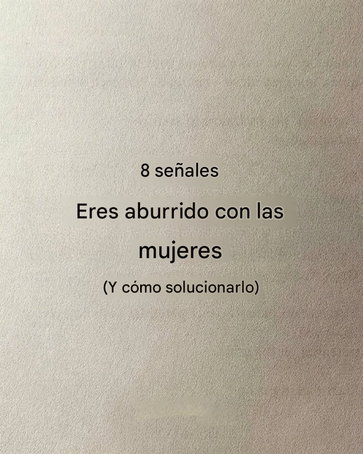 Paamee_Ortiz's tweet photo. 8 Señales de que eres aburrido con las mujeres:

-Hilo- https://t.co/7DB1DOrVPi
