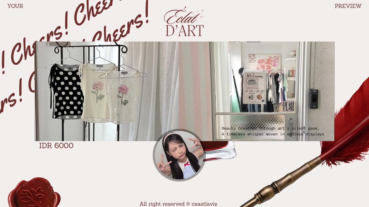 dousceame's tweet photo. Help rt/repost, thank you 🎀✨

18. Ready stock : Carmen, Juun, Wonyoung!! Go grab this stunning layout through DM/tele now! 🤍 #bealanja https://t.co/mvqb5oPrqg