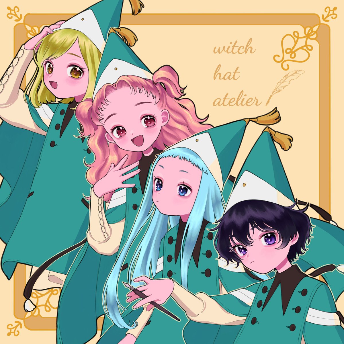 _thoko_77's tweet photo. 🪶

#とんがり帽子のアトリエ　#WitchHatAtelier
#とんがり帽子のアトリ絵　#MyWitchHatAtelierArt https://t.co/D61GK1msow