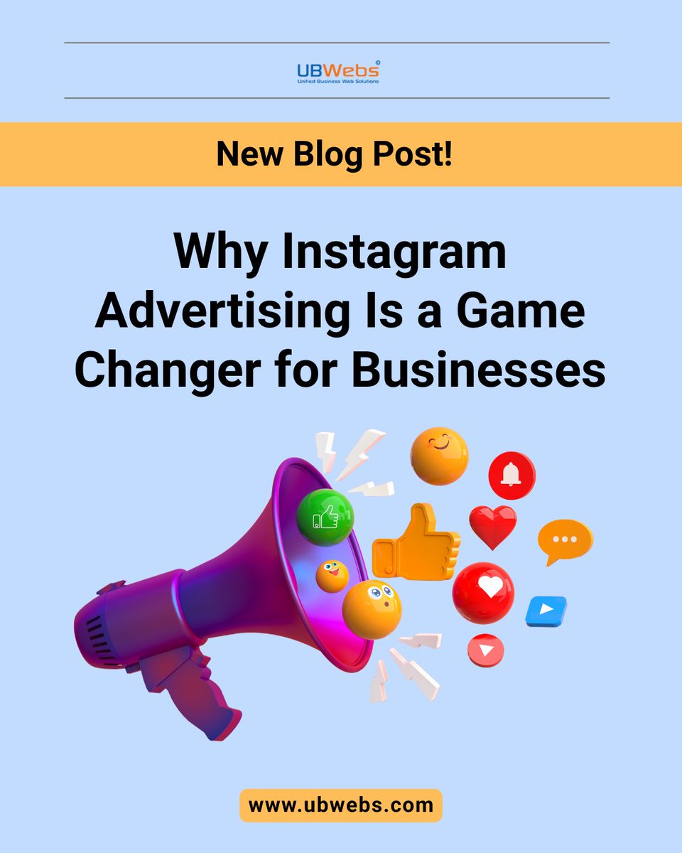 SolutionsUbweb's tweet photo. Instagram Ads can turn attention into real business growth. 🚀
Reach the right audience, boost engagement, and drive more conversions with smart advertising strategies that deliver results. 🌟
Read more on our latest blog:
https://t.co/LqmSZuaj4k https://t.co/khQptzhIGT