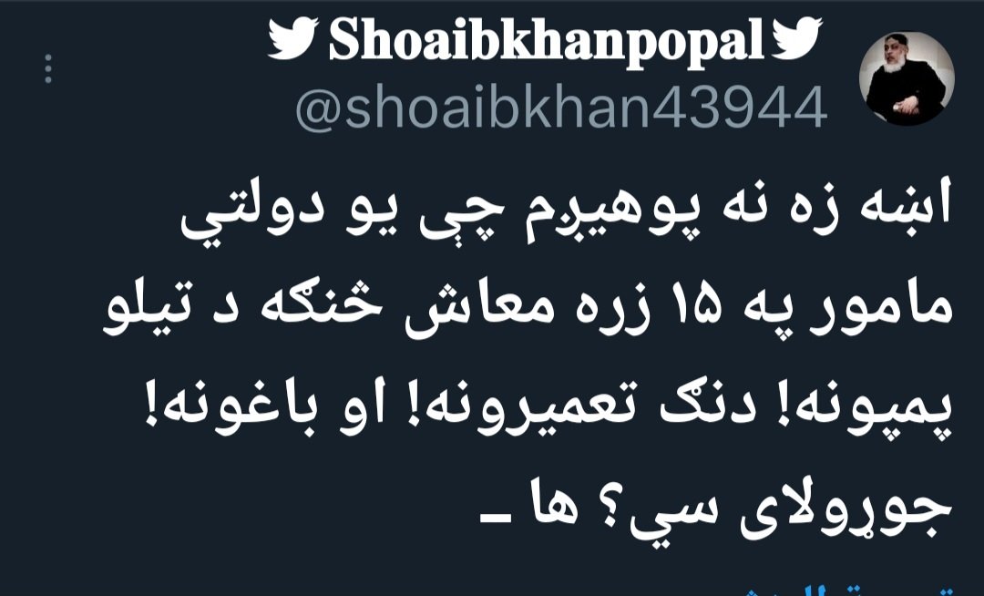 امیدځلاند زابلي tweet media