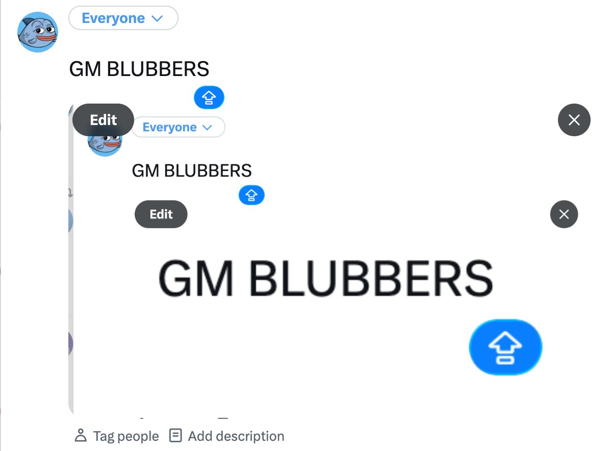 BLUB tweet media