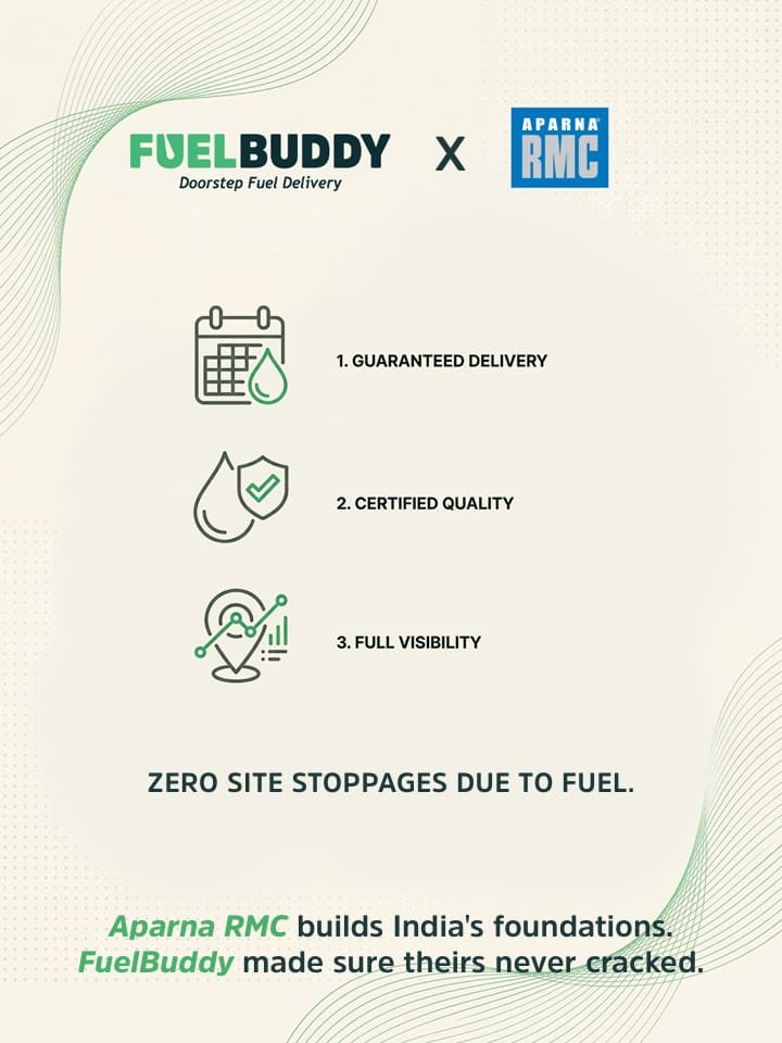 FuelBuddy_india's tweet photo. At Aparna RMC, the real problem was something much more basic: the reliability of the fuel. ⛽
Swipe through our latest Operational Reliability Breakdown.
#FuelBuddy #AparnaRMC #OperationalReliability #ManufacturingExcellence #CaseStudy https://t.co/xV7udb22DI