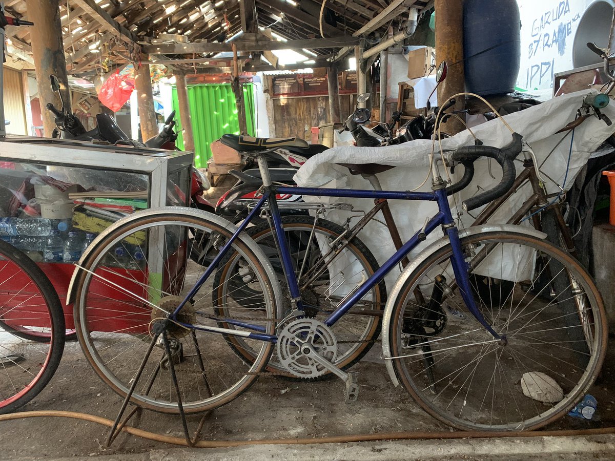 nananashir's tweet photo. Ayo ayo munpung belum musim.
#fnfjb 
Randonneur Sportif 700C | Panasonic Viatore. 7.5 Jt nego dipersilahkan. (Jakarta) https://t.co/RaPfupMYVZ