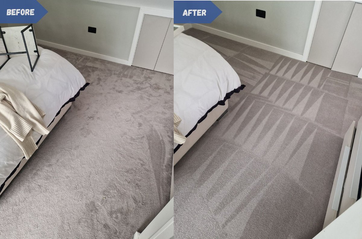 LondonCleaners4's tweet photo. This bedroom carpet cleaning job in Enfield focused on restoring that comfort underfoot. A professional deep extraction clean was carried out to remove embedded dust, bringing back a cleaner, more refreshed finish across the room.
🌐 https://t.co/ebdzknSvoK https://t.co/ORghGI8Xm4