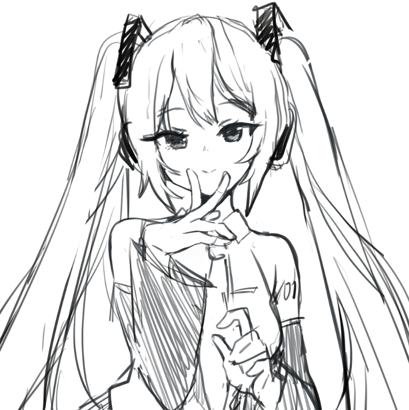 Novuwu_draws's tweet photo. Miku! https://t.co/n3HPRyQZ0f