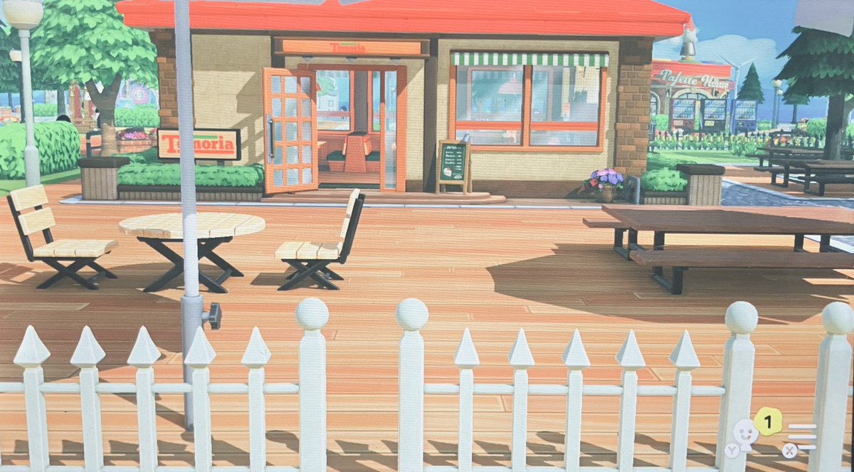 cy0c0atmr's tweet photo. レストランは海沿いに🏖️
テラスも作ったよ🌴

#トモコレ
#トモダチコレクション https://t.co/QVTpwP70fd