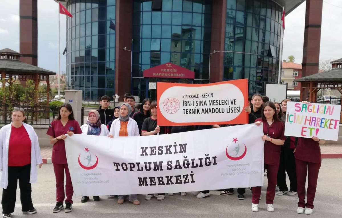 kirikkalemem's tweet photo. #MaarifinKalbindeMarifetliGençlik vizyonuyla mesleki eğitime gönül veren Keskin İbn-i Sina Mesleki ve Teknik AL. öğrencilerimiz her alanda hayata değer katıyor.
Sağlık alanında farkındalık yürüyüşlerine katılan ve "Ben Her Yerde Varım!" diyen gençlerimizle gurur duyuyoruz! https://t.co/WWifACAjqz