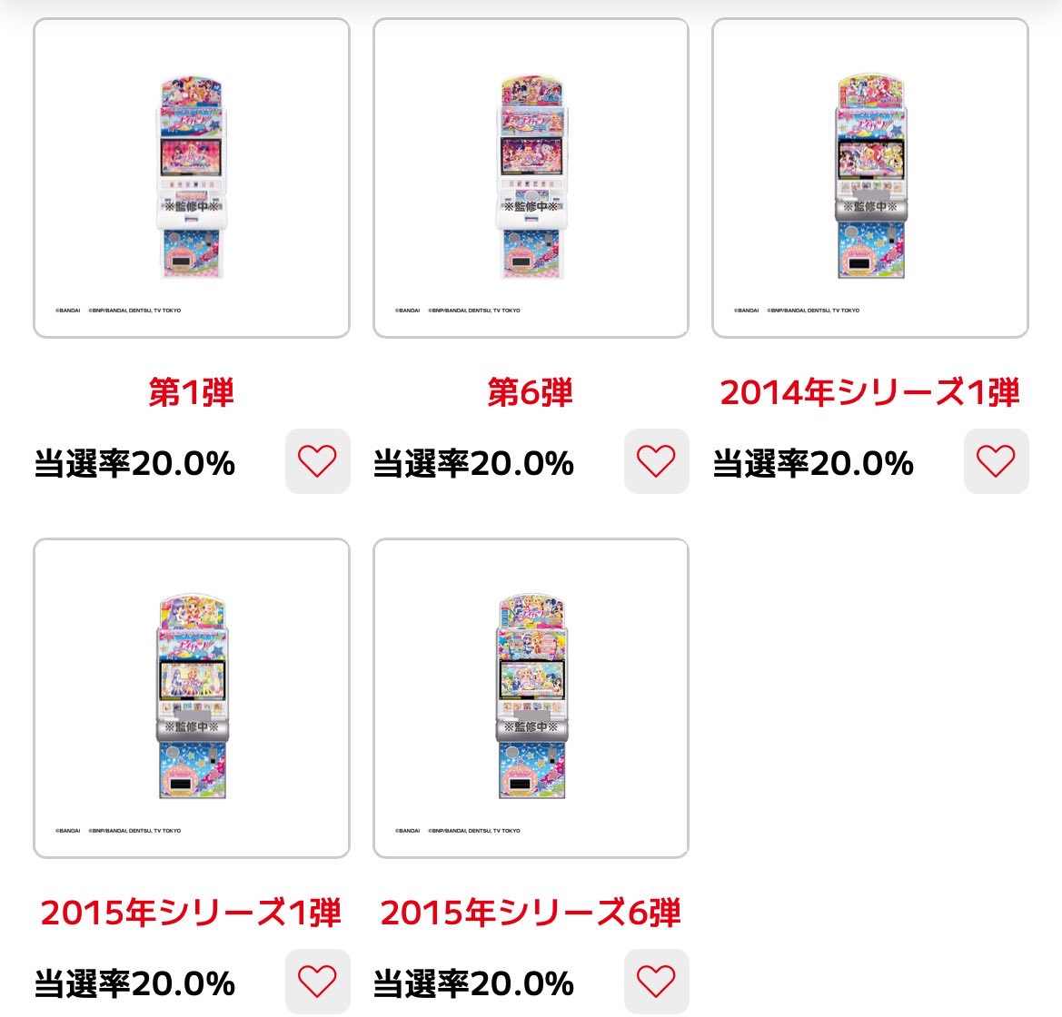 交換 アイカツ ミニチュアコレクション 譲 2014年シリーズ1弾 1点 2015