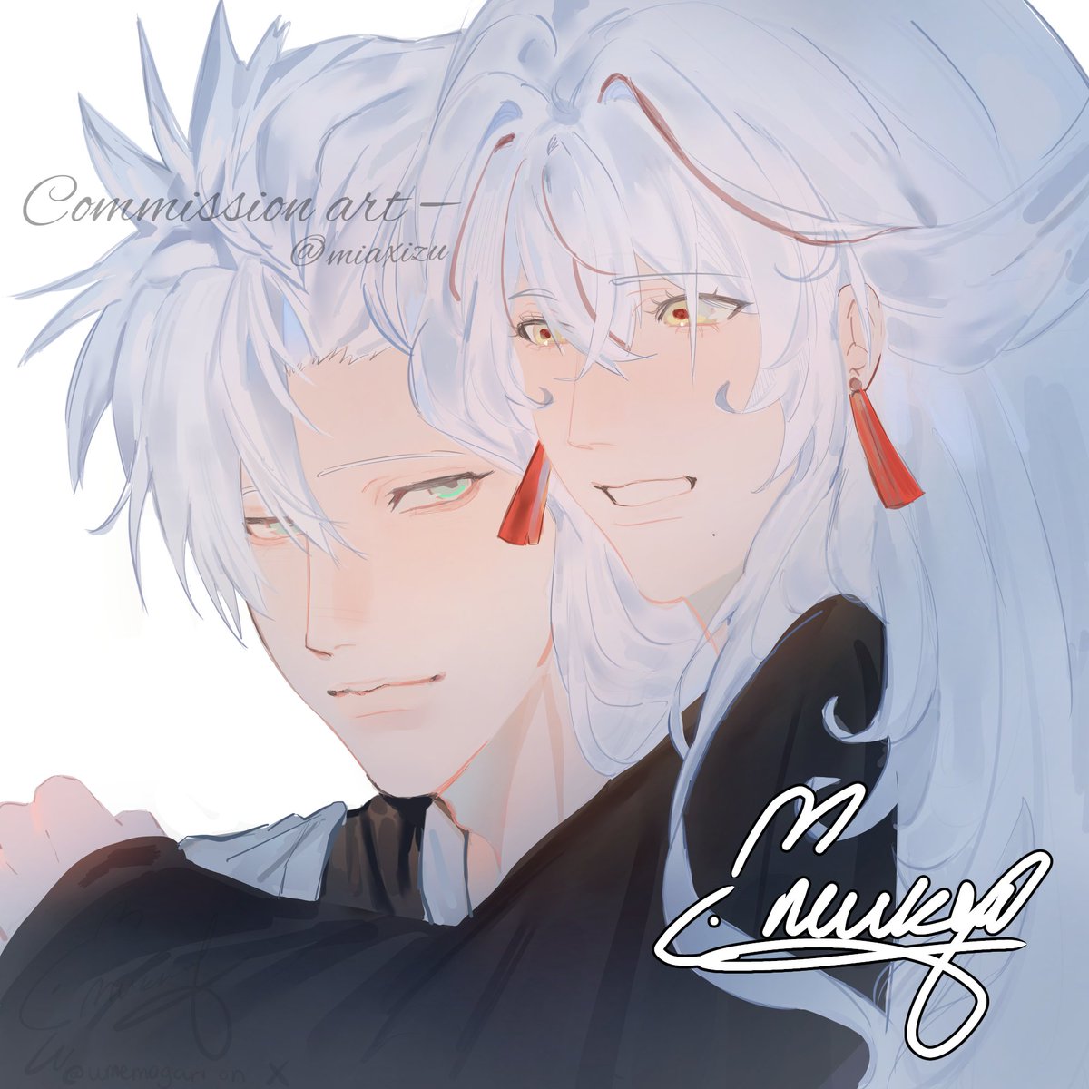 umemogari's tweet photo. Another commission finally done >< yahoo https://t.co/hl0DGOOVal