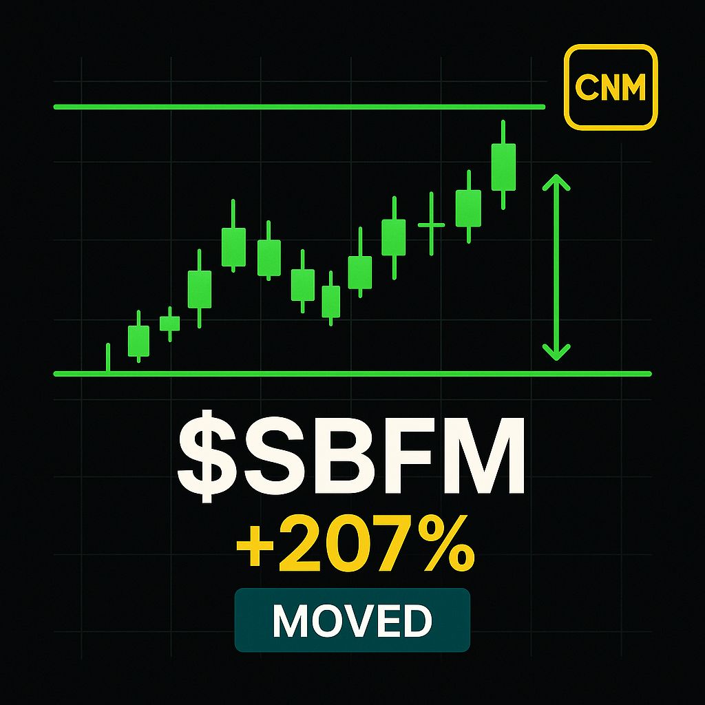 CoachNickMoney's tweet photo. 🚀 $SBFM lit the charts with a massive volume spike! 📈 RSI flexed up, bulls charged ahead 🔥 Was it magic or momentum? 👀⚡️ #TechnicalBreakout #StockSurge https://t.co/Y3QciAZM9C
