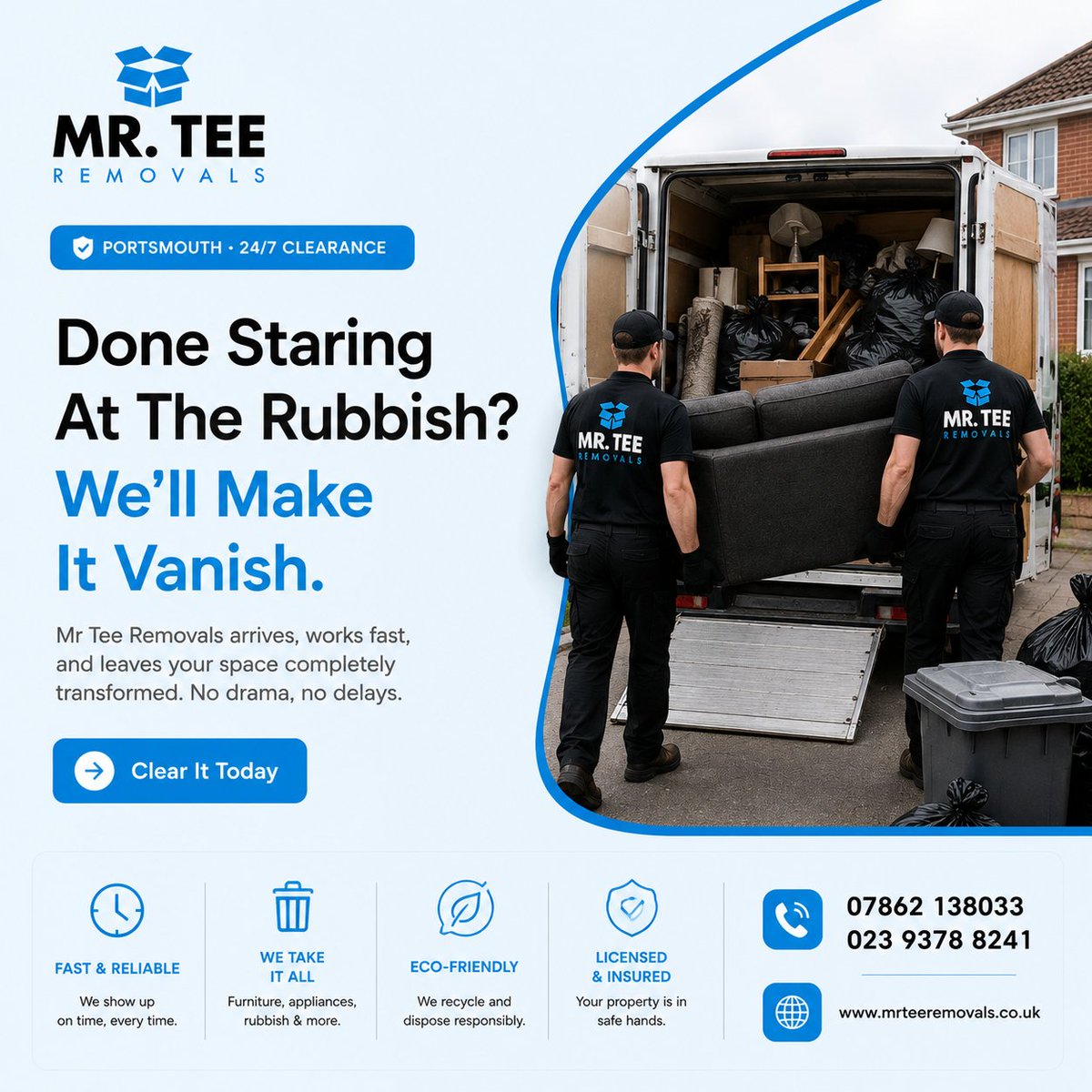 Mr. Tee Removals services Ltd. (@mrteeremovals) / Posts / X