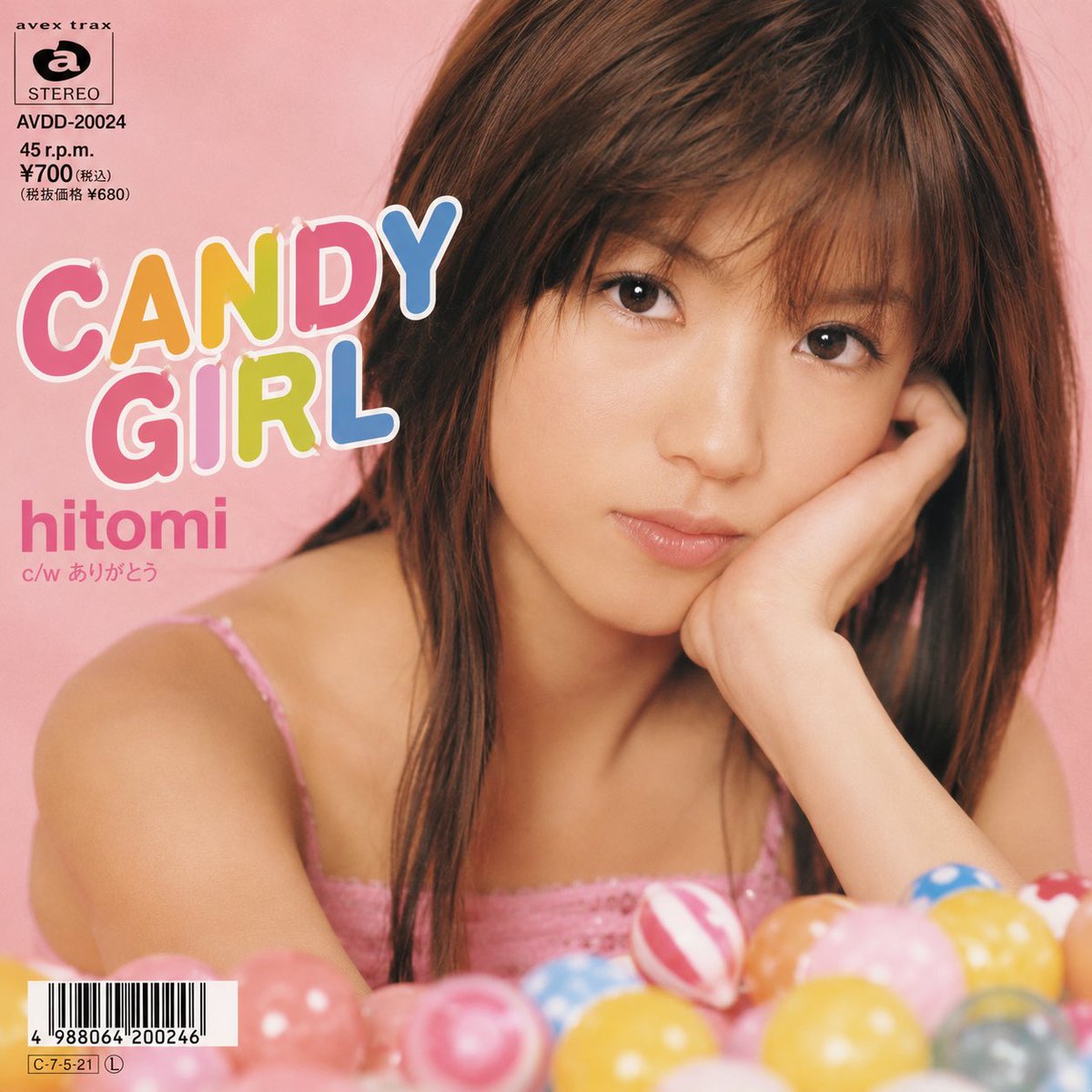 AIに架空のEPジャケット作らせてみた💿 hitomiのCANDY GIRLだけは