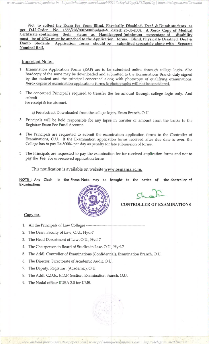 Osmania University tweet media