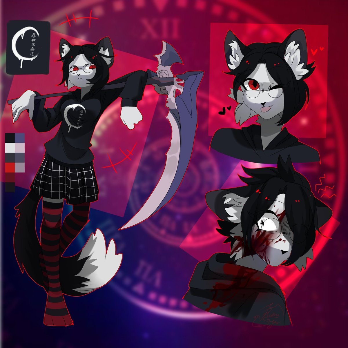 MaeSeele's tweet photo. I decided to post the art on Twitter, and I'll start with the oldest and first art, moving on to newer ones.. 
!! I repeat! These artworks were not made by me, but by another artist, and this is not an advertisement. These artworks were ordered using my own money!! https://t.co/QF1EQkzkMw