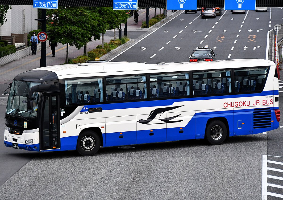 島根200か969 641-7968 2TG-RU1ASDJ JRバス中国 島根支店 所属
