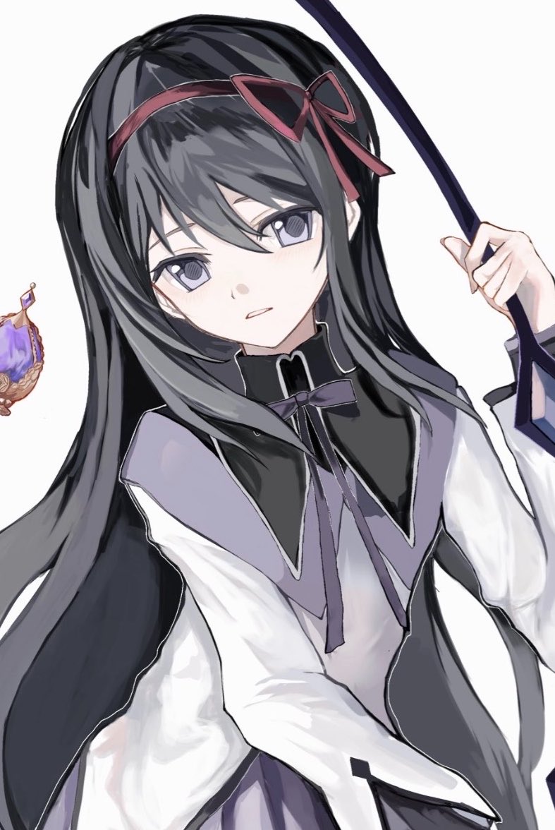 ほむらちゃんページ  ほむらちゃんを描き続けたらこうなりました 1年前👈今👉