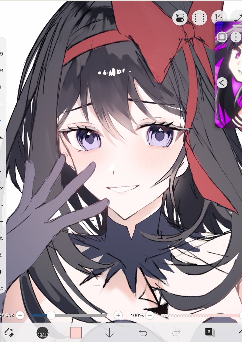 ほむらちゃんを描き続けたらこうなりました 1年前👈今👉