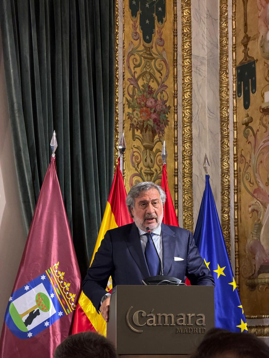 aedhe's tweet photo. Laly Escudero, presidenta de #AEDHE, participó en el Pleno de la @CamaradeMadrid tras renovar su acta de Vocal el pasado día 7. Enhorabuena a Ángel Asensio por su reelección unánime como presidente. ¡Unidos por un Corredor del Henares más fuerte e internacional! 🚀💼📈 #Madrid https://t.co/Wb4V62E5y8