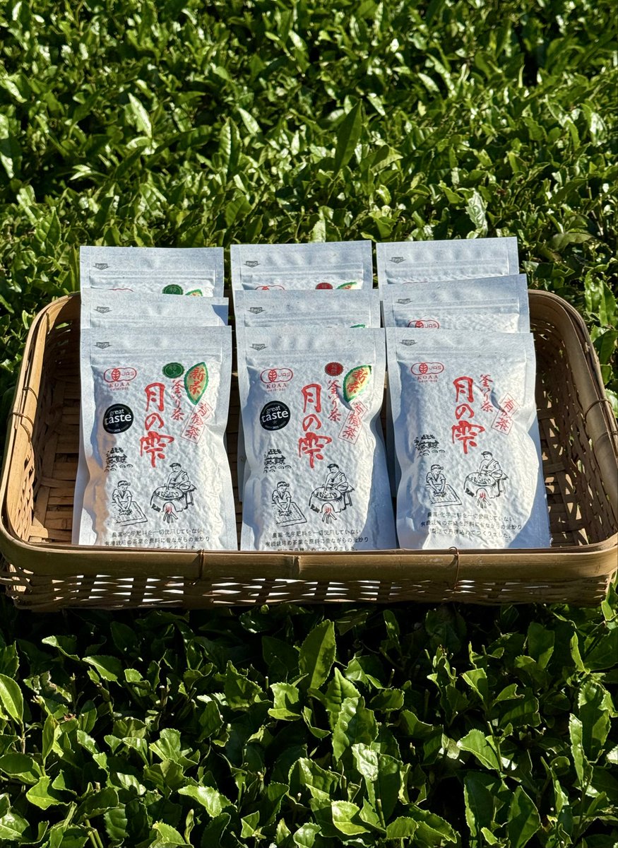 issin_en's tweet photo. 【2026年度 新茶】

お待たせいたしました！

月の雫シリーズの新茶が揃いました！

ホームページでの販売分も新茶に切り替わりました！

今年の新茶も是非楽しんでいただければと思います🍵 https://t.co/cvLmXdmume