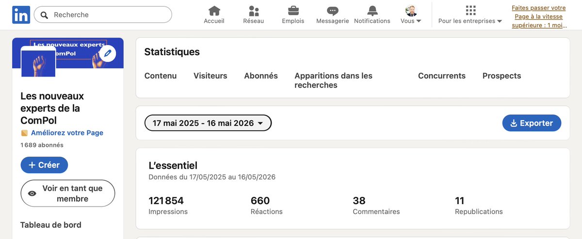 ExpertsComPol's tweet photo. Merci d'être si nombreuses et nombreux à nous suivre sur notre compte Linkedin sur lequel nous valorisons nos contenus en communication politique et publions beaucoup d'offres d'emplois et de stages. #compol

https://t.co/JxfktgzoNu https://t.co/3FJ1HEMHY8