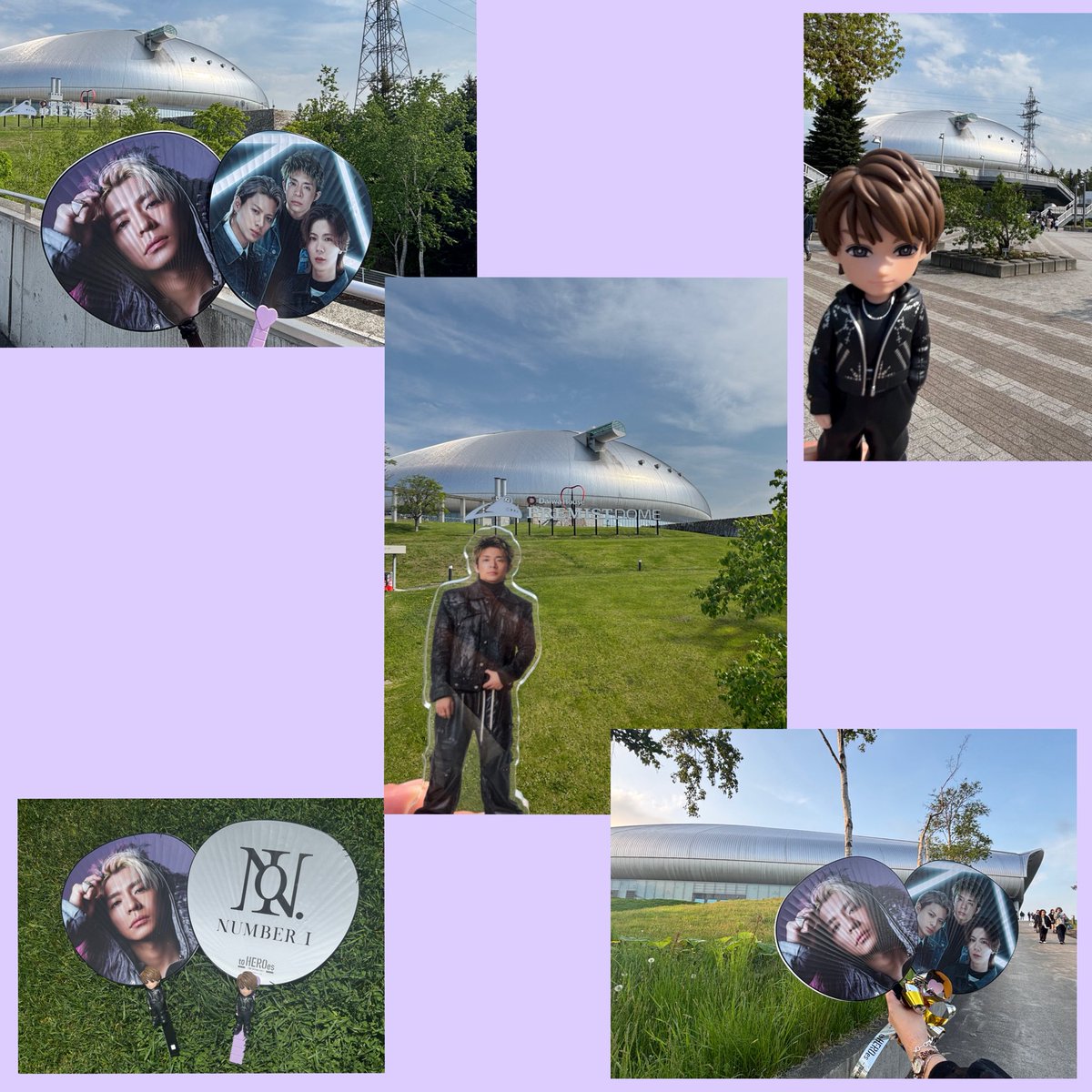kcaiaikc's tweet photo. 初めての北海道、ライブも観光も楽しかったし北の大地の岸くんもかっこよかった💜
岸くんと観光……じゃなくて岸くんの観光写真いっぱい撮って、羊ヶ丘展望台で見つけたNumber_iカラーの羊ちゃん🐏
帰りの飛行機で小学校からの友達と席が前後になるびっくり奇跡で北海道旅終了ー✨
#toHEROes_北海道 https://t.co/5tiu3h2O0m